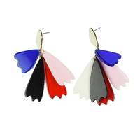 Reinelde Dancing Petals Earrings (for pierced ears)