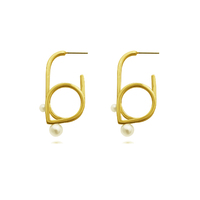 Jacithe Modern Line Art Earrings image