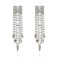 Bellatrix Catwalk Diamante Statement Earrings  image