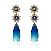 Claramay Glamour Zircon Drop Earrings image