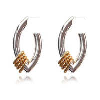 Xena Contemporary Loop Statement Earrings image