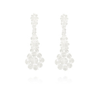 Isadora Beaded Floral Drop Earrings image