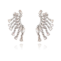 Belle Ame Diamante Climber Earrings image