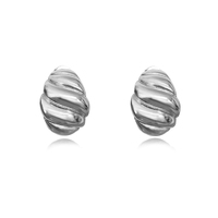 Evonne Croissant-Chic Earrings (Silver) image