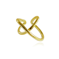 Harlow Sculptural Intertwined Cuff Earring (Single Piece Gold) image