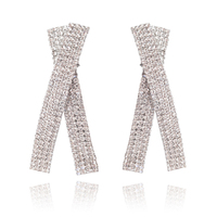 Daur Diamante Ribbon Earrings image