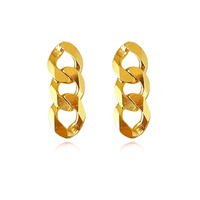 Lucie Modern Muse Dainty Chain Earrings image