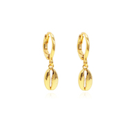 Naomi Gold Shell Earrings image
