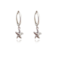 Meri Dainty Starfish Drop Earrings