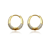 Delphi 18K Dainty Shimmer Sleeper Earrings image