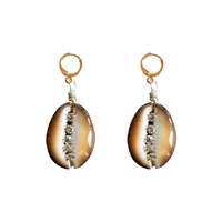 Willow Runway Shell Art Earrings image