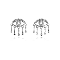 Harmonie Splendid Evil Eye Earrings (Silver) image