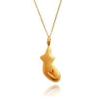 Muriel 24K Gold Body Art Pendant Necklace image