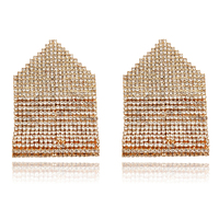 Brighton Runway Style Diamante Drop Earrings image