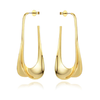 Carmela Catwalk Gold Loop Earrings image