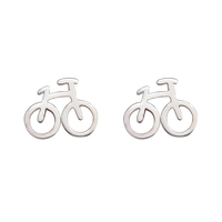 Little Bicycle Earrings image
