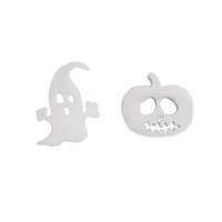 Trick Or Treat Halloween Mismatching Earrings image