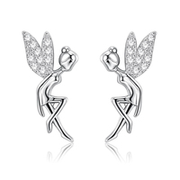 Little Fairy Silver Stud Earrings image