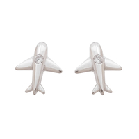 In The Air Dainty Silver Earrings image