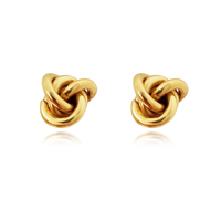 Esti Artsy Knot Earrings (Gold Vermeil) 
