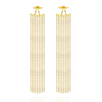 Lizette Luxury Golden Tassel Earrings  image