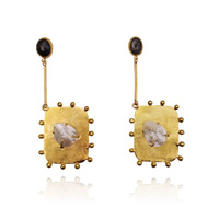 Florence Luxury 24K Gold Dangle Earrings image