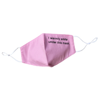 Warm Soul Cotton Face Mask (Pink) image