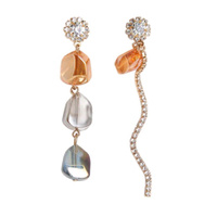 Clare Mismatching Tassel Drop Earrings image