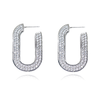 Lamia Diamnate-embellished U-hoop Earrings image