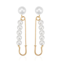 Lilou Pearl Pin Statement Earrings image