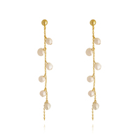 Andree Freshwater Pearl String Earrings image