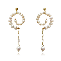 Astoria Pearl Spiral Earrings image