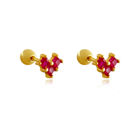 Valli Dainty Zircon-embellished Stud Earrings image