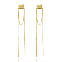 Murphy Sculpture Wrap Tassel Earrings (Gold Vermeil) image