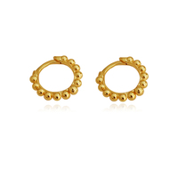 Este Gold Vermeil Dainty Sleeper Earrings image