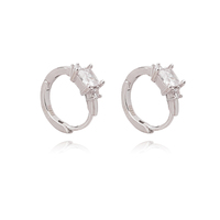 Cella Dainty Topaz Sleeper Earrings image