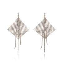 Gem Runway Spotlight Mesh Earrings image