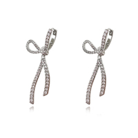 Charmi Artisan Diamante Bow Earrings image
