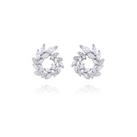 Baby Georgia May Crystal Diamante Earrings image
