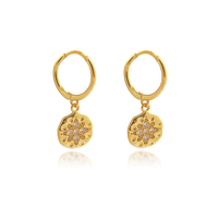 Ari Gold Vermeil Dainty Hoop Earrings image