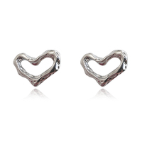 Anneli Artisan Titanium Heart Earrings image