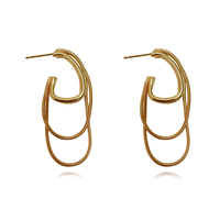 Lurice Tri-curve Tassel Drop Earrings image