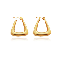 Porter Modern Gold Chic Huggie Earrings image
