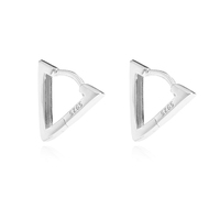 Irma Modern Minimalist Dainty Silver Earrings image