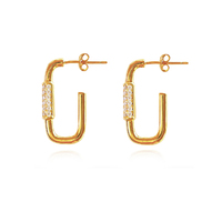 Fletcher U Earrings (Gold) image