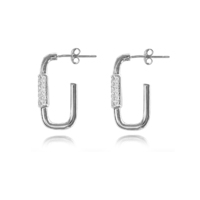 Fletcher U Earrings (Silver) image