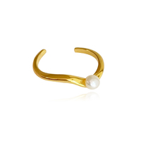 Flo Ear Contour Cuff Earring Single Piece (Gold Vermeil) image
