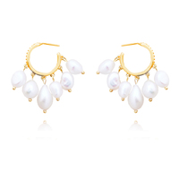 Chelsea Freshwater Pearl Drop Earrings image