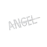 Angel Rhinestone Hair Clip image