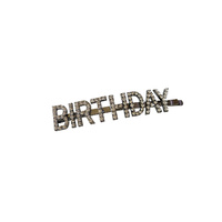 Birthday Rhinestone Hair Clip image